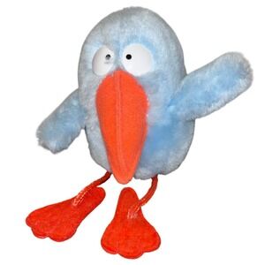 RARE Vintage Sandra Boynton Plush Zoominary Emily Chickinson 5" Plush Blue